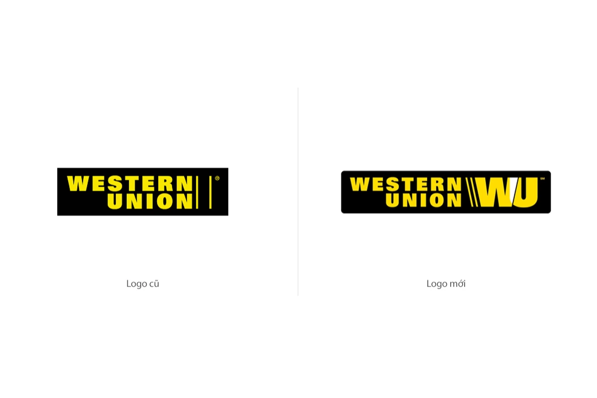 Sự thay đổi logo của Western Union Company