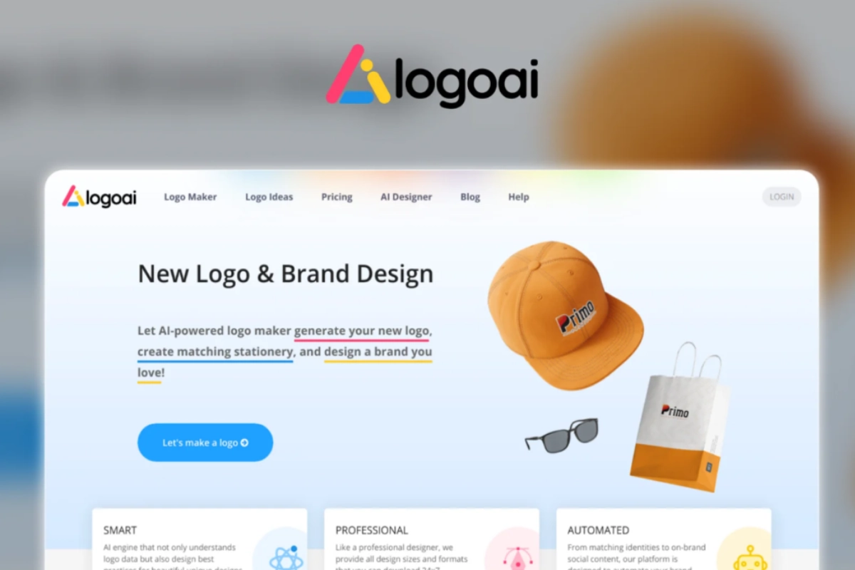 LogoAI - sự thay đổi nhập kiến thiết với AI